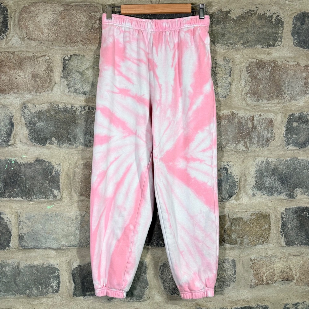 PacSun‎ Pink Tie Dye Sweatpants Joggers Lounge Pants Size Small Casual Hippie